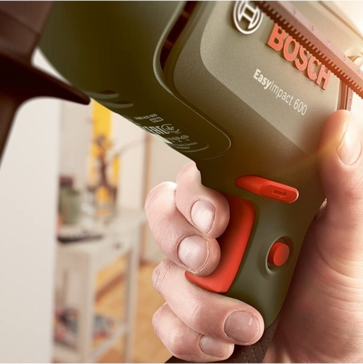 Easyimpact 600 Darbeli Matkap + Pkp 18 Mum Silikon Tabancası Tutkal Tabancası