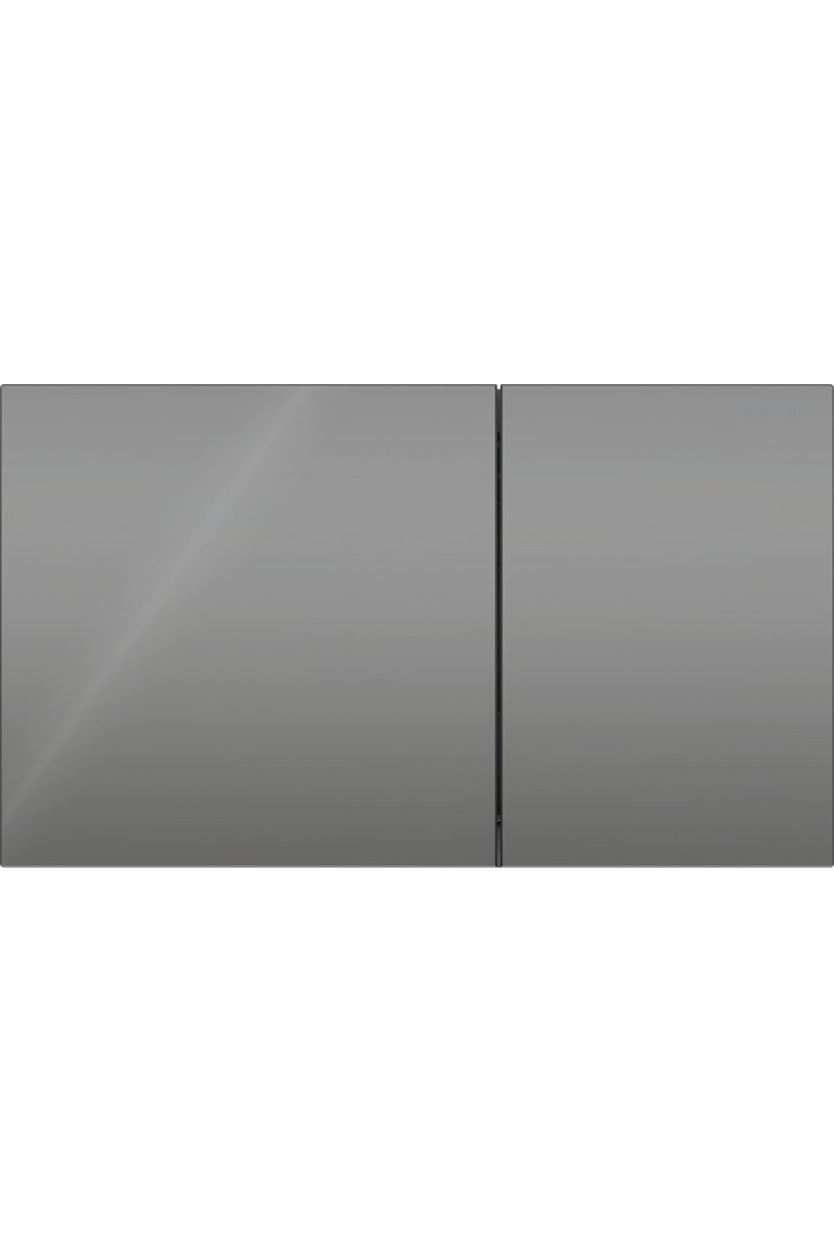 Kumanda Kapağı, Sigma70, Çift Basmalı, Antrasit Cam, 115.622.JK.1