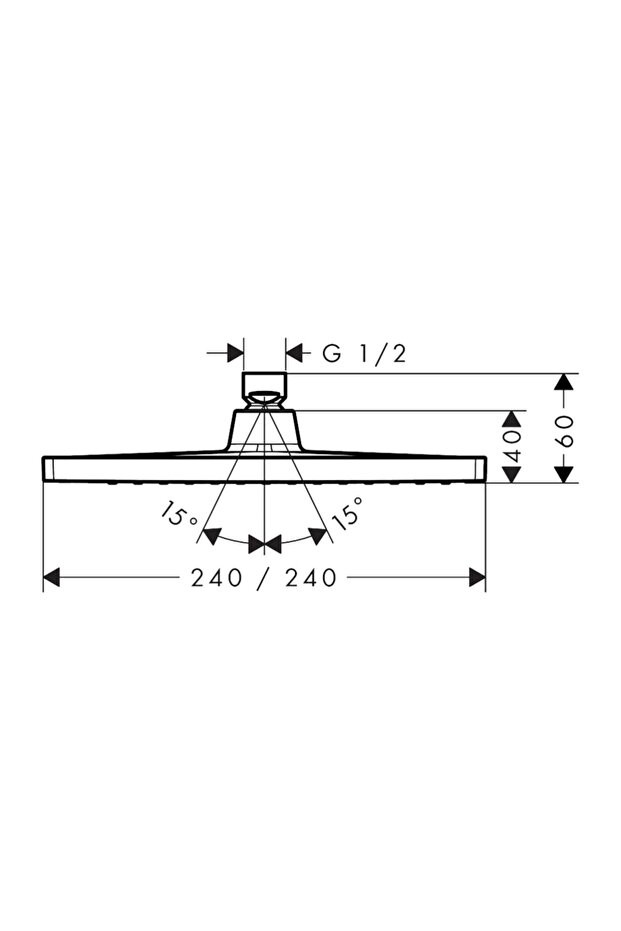 Crometta E tepe Duşu 240 1 Jet - 26726000