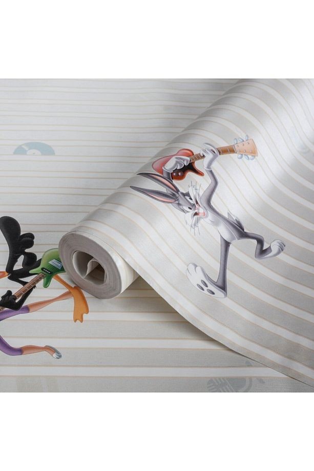 8936 Serie Bugs Bunny Desenli Çocuk Odası Duvar Kağıdı 8936-1