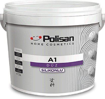Natura A1 Silikonlu Düz 001 Beyaz 2,5 Lt