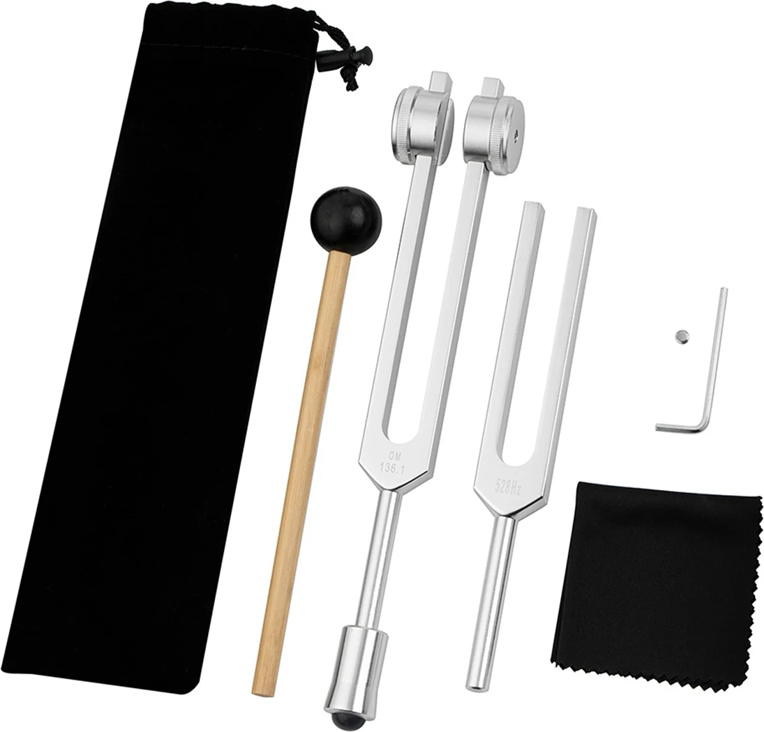 Şifa Çakra Seti Için 528 Hz Diyapazon Seti OM136.1 Ses Şifa Cihazlarının Onarımı Için Diyapazon Tutucu B ile (Yurt Dışından)