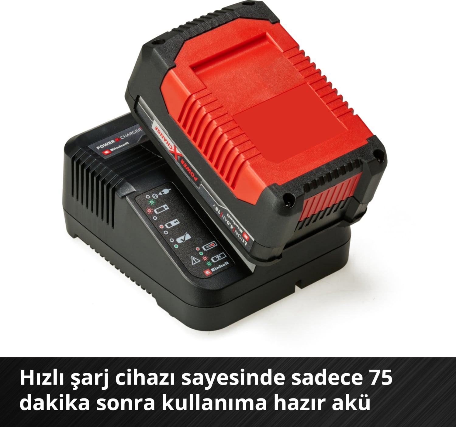 BOSCH Orijinal  Akü ve Şarj Cihazı Başlangıç Kiti Power X-Change (Akü, Li-Ion, 18 V, 4.0 Ah Akü ve Hızlı Şarj Cihazı, Tüm Power X-Change cihazları ile uyumlu) - 4512042