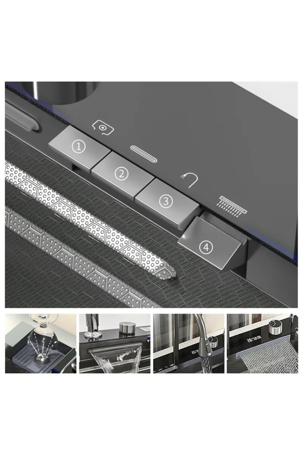 Elektronik 9 Fonksiyonlu Lüx Akıllı Eviye Seti