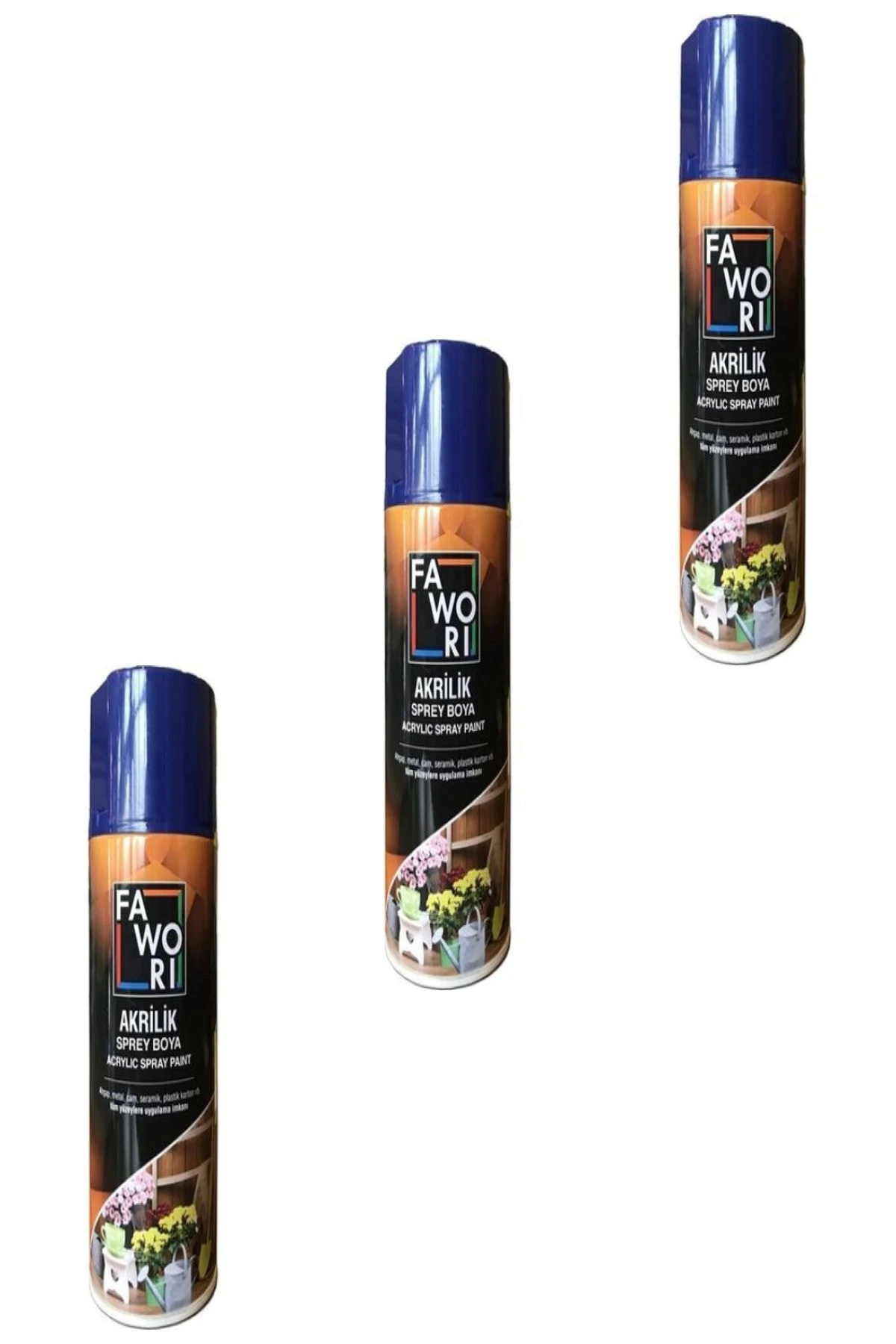 Akrilik Sprey Boya 400 Ml. Makine Kırmızısı 3 Adet