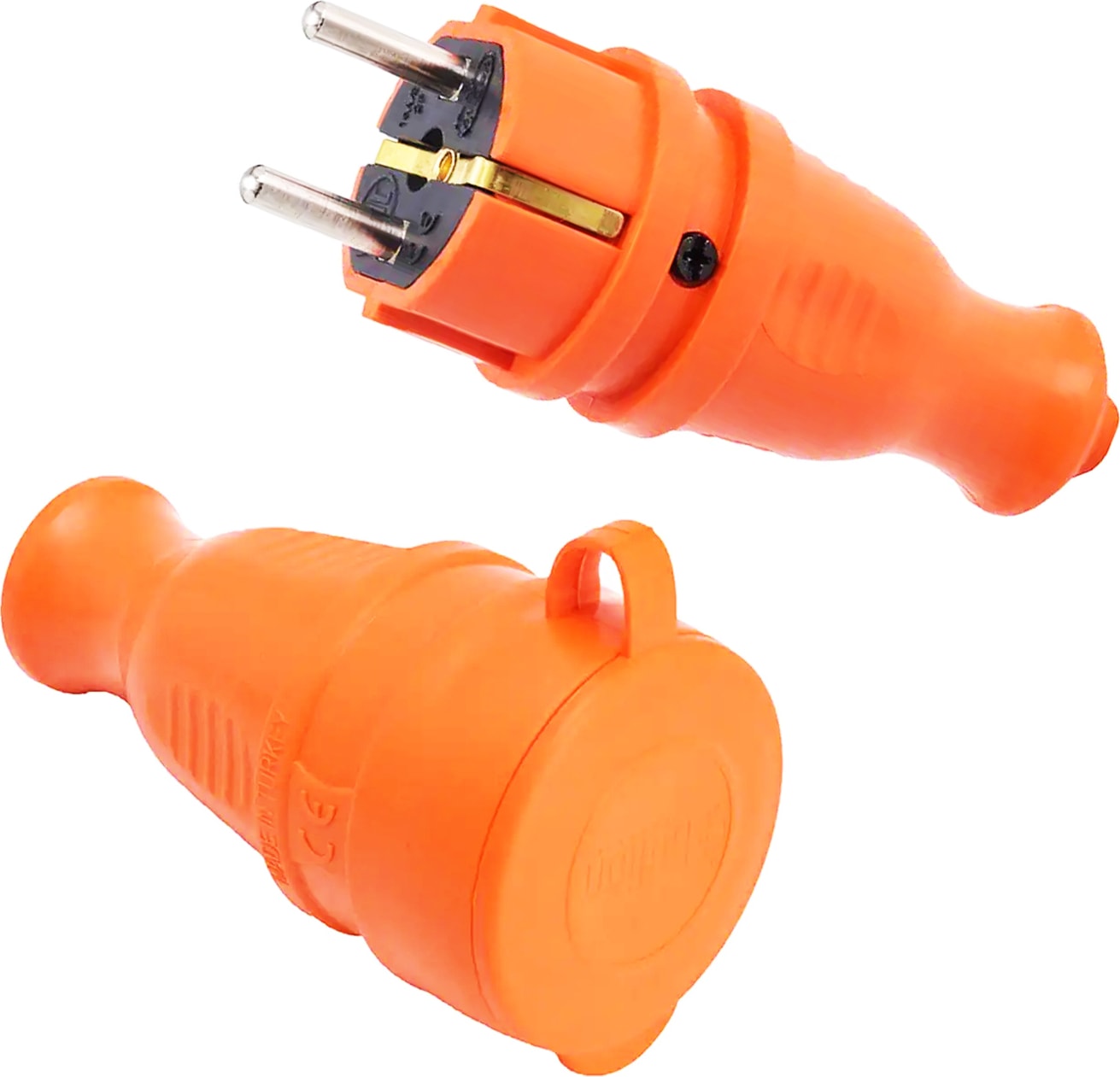Seyyar 5 Metre Uzatma Kablosu Ttr Cca Çok Telli 3x2.5 mm Elektrik Kablo Kontrol Kalem Dişi Erkek Fiş