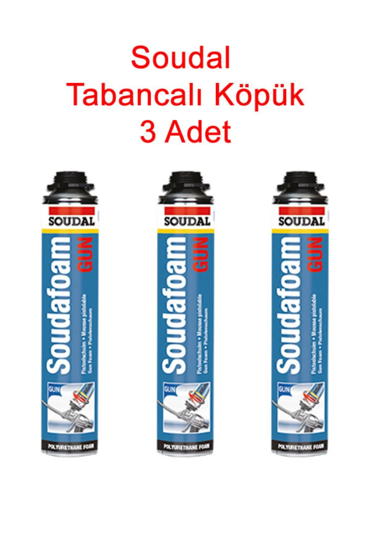 Tabancalı Köpük 750 Ml/875 Gr--3 Adet