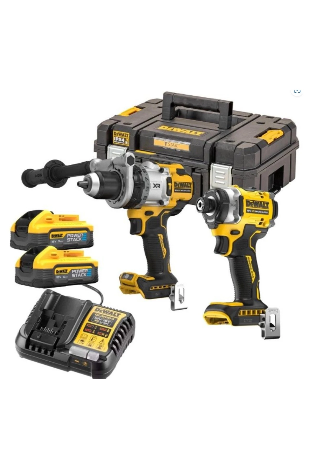 DCK2200H2T-QW 18V XR Premium ikili kit: DCD1007 + DCF860