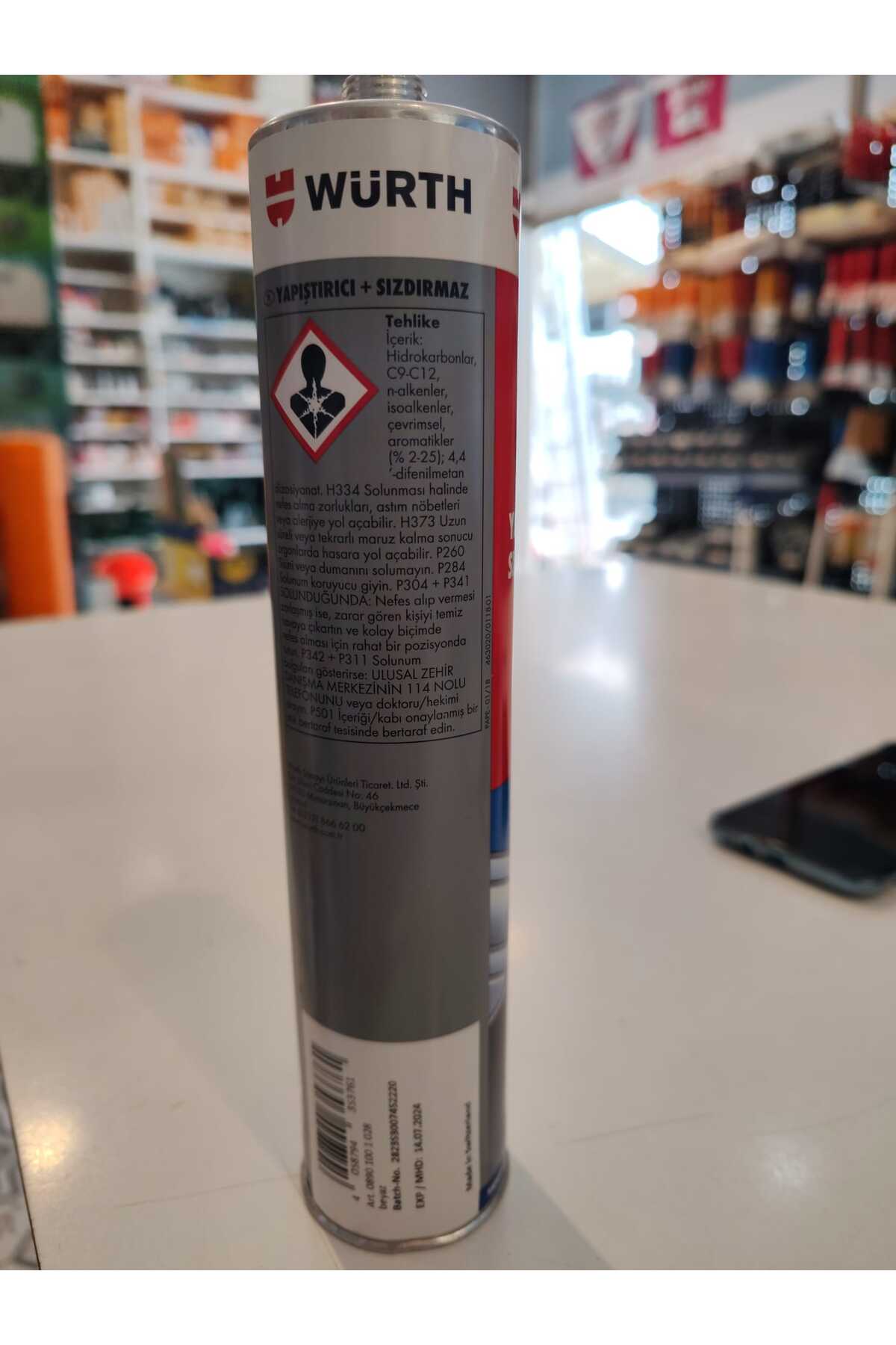 WÜRTH YAPIŞTIRICI SIZDIRMAZ MONTAJ YAPIŞTIRICI 300 ML