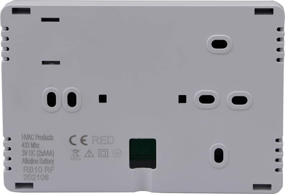Kablosuz Dijital Oda Termostatı Büyük LCD Ekran 433 MHz Hassas Ölçüm Ekonomi Konfor Modu