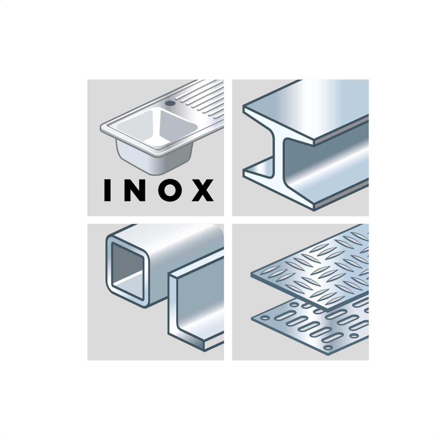 Inox Kesici Disk 115X1,0 mm 5 Adet