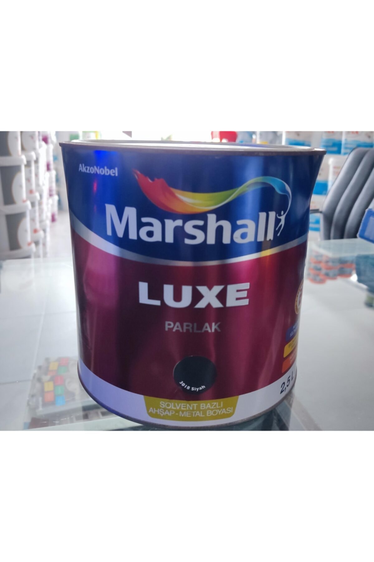 Luxe Parlak Yağlı Boya 2.5 lt Siyah
