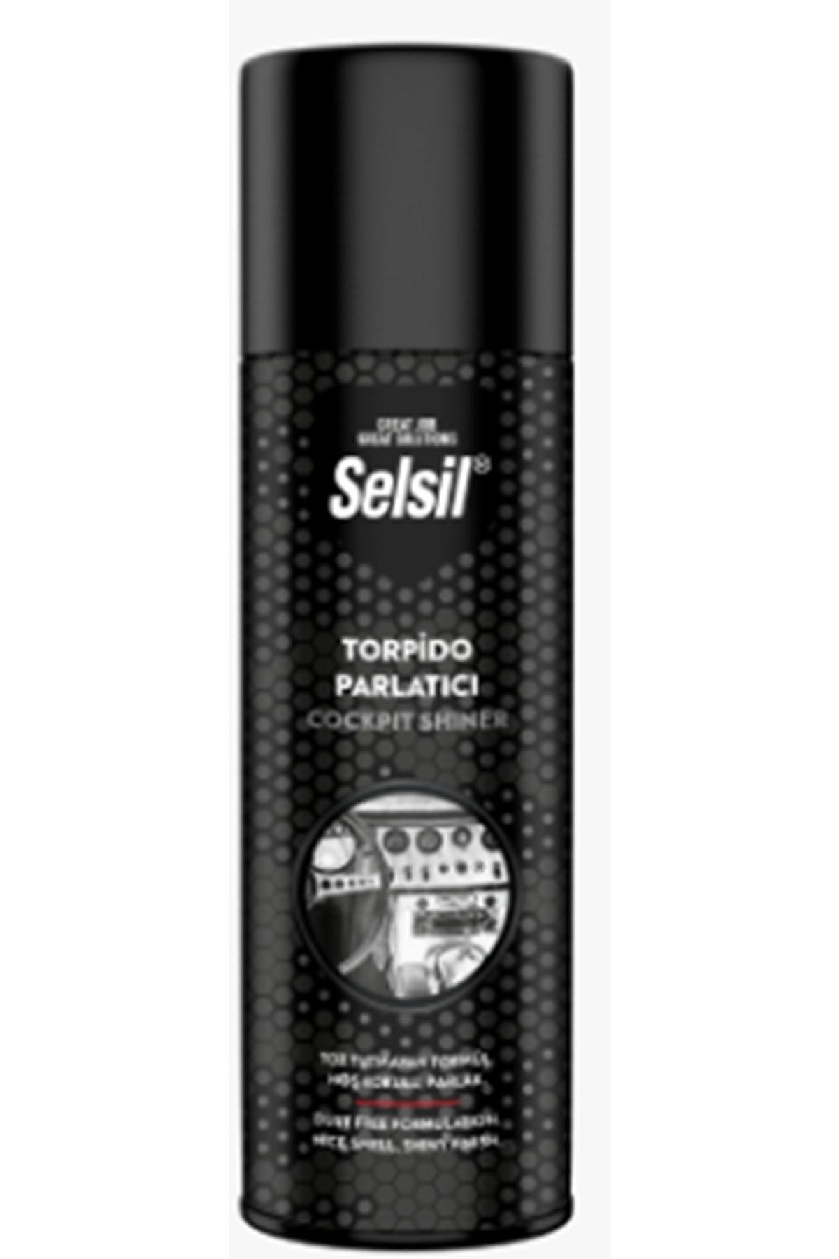 SELSİL Motor Temizleme Spreyi 500 ml Torpido Parlatıcı 200 ml Klima Temizleyici 150 ml