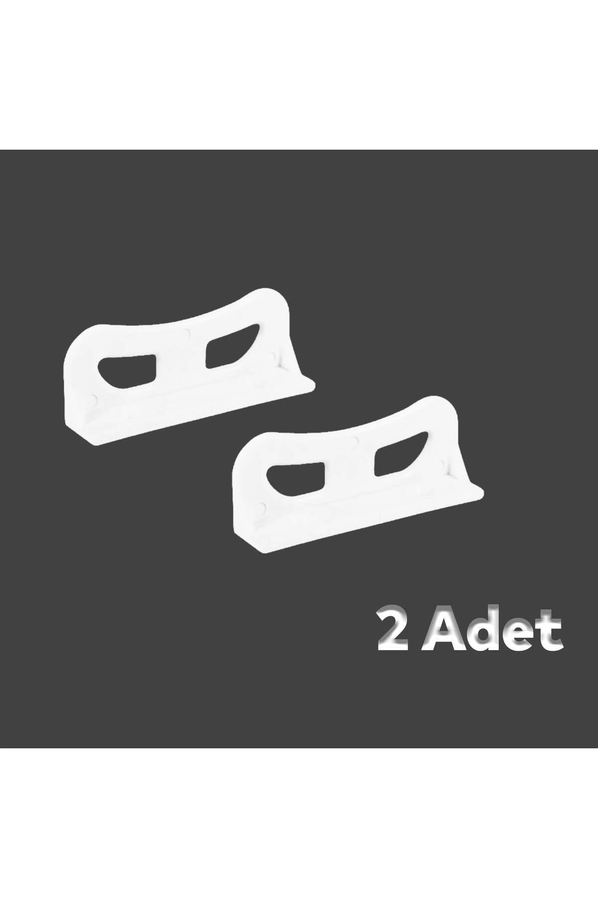 Pencere Kapı Sineklik Kolu Plastik Pimapen PVC L Tipi Tutucu Tutamağı 2 Adet