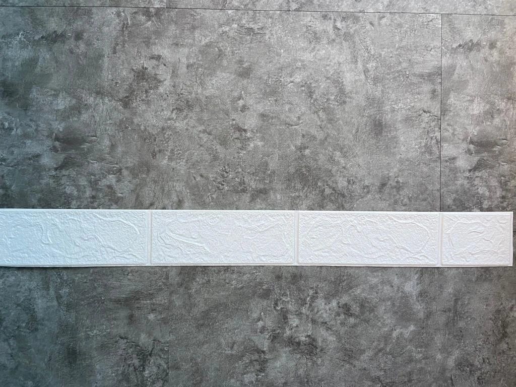 Kendinden Yapışkanlı 10 Adet 7-70 cm Beyaz Tuğla Desen Bordür