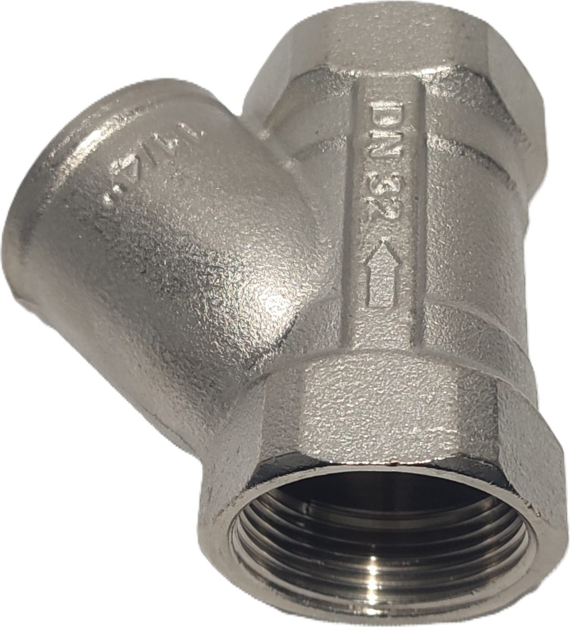 11/4" Sarı / Krom Pislik Tutucu Su Filtresi DN32 - Threaded Strainer