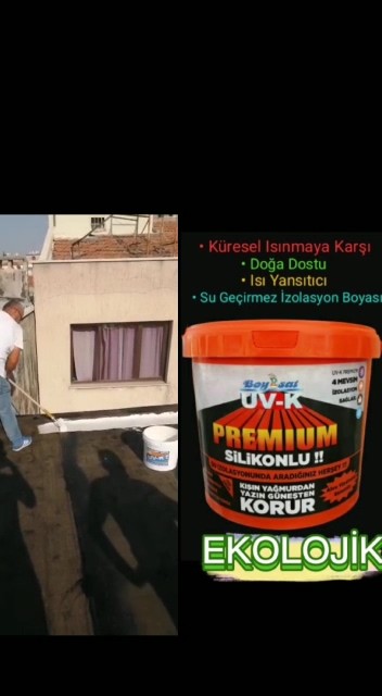 Uv-k Premium Silikonlu Su Izolasyon Boyası 18 Kg Özel Fırsat Paketi