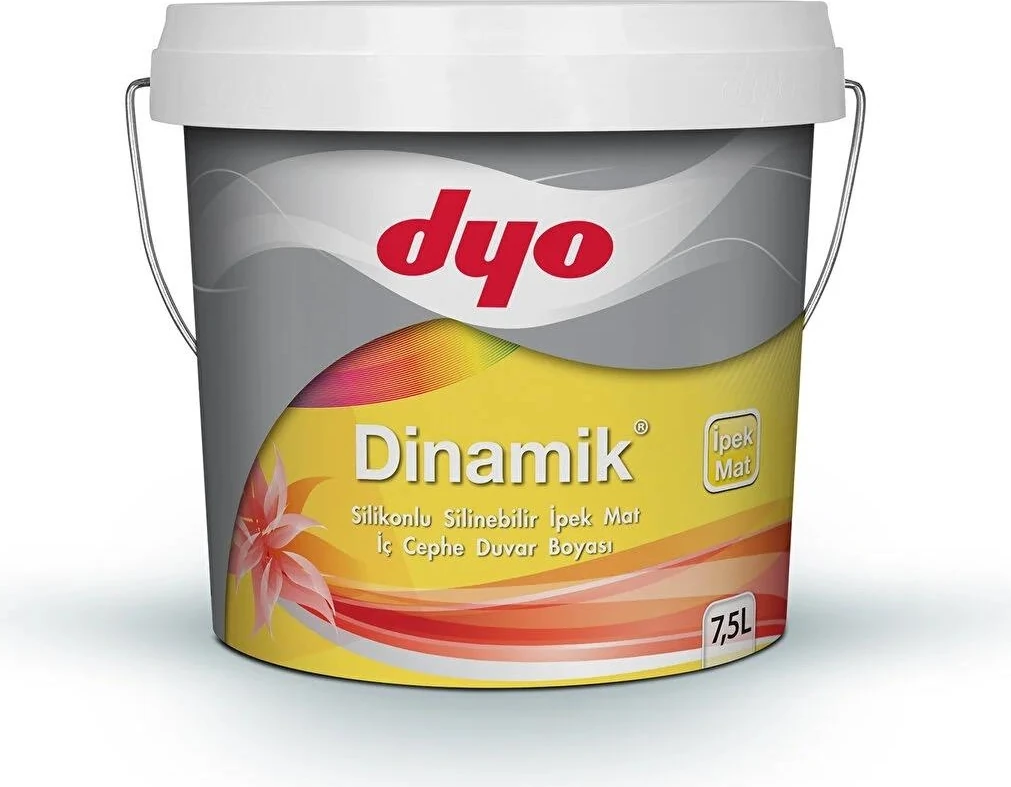 7,5lt Dinamik Ipekmat Silikonlu Silinebilir Iç Cephe Duvar Boyası (5174) Yeni Kesekağıdı