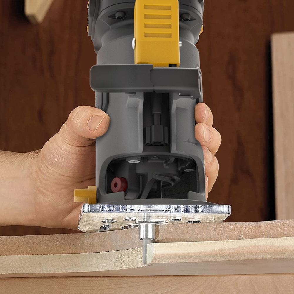 CAT DX82B 18VOLT Şarjlı Kömürsüz 6mm Devir Ayarlı Profesyonel Avuç Içi El Frezesi Formika Tıraşlama (Akü Dahil Değildir)