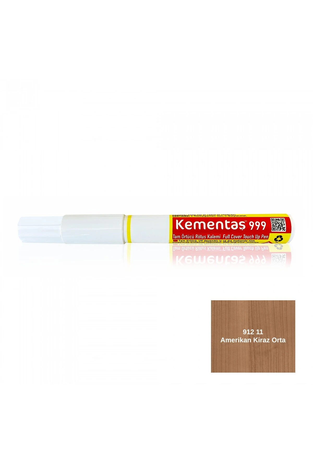 912 11 Amerikan Kiraz Orta Tam Örtücü Rötuş Kalem Tam Örtücü Rötuş Kalemleri