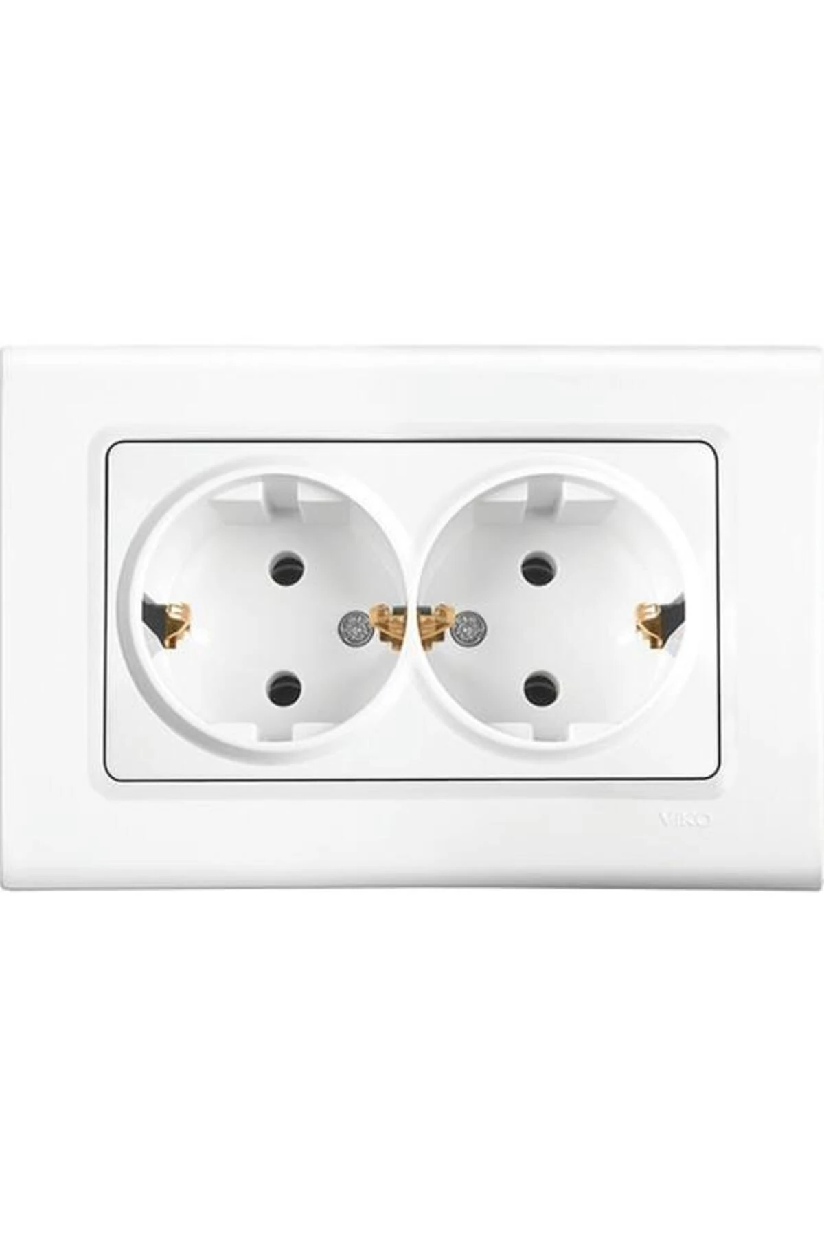 Vıko Rollına Beyaz Ikılı Topraklı Prız 90440056