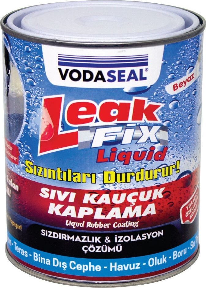 Leak Fix Liquid Su Sızdırmazlık Sıvı Kauçuk Kaplama Izolasyon Sızdırmaz Beyaz 800 gr
