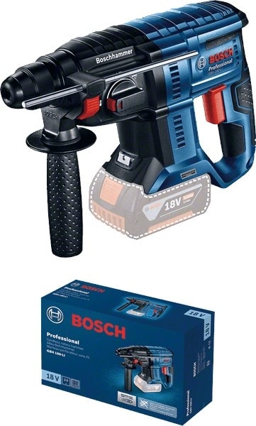 BOSCH Gdx 180-LI Somun Sıkma + Gbh 180-LI Kırıcı Delici + Akü Seti + Çanta Hediyeli