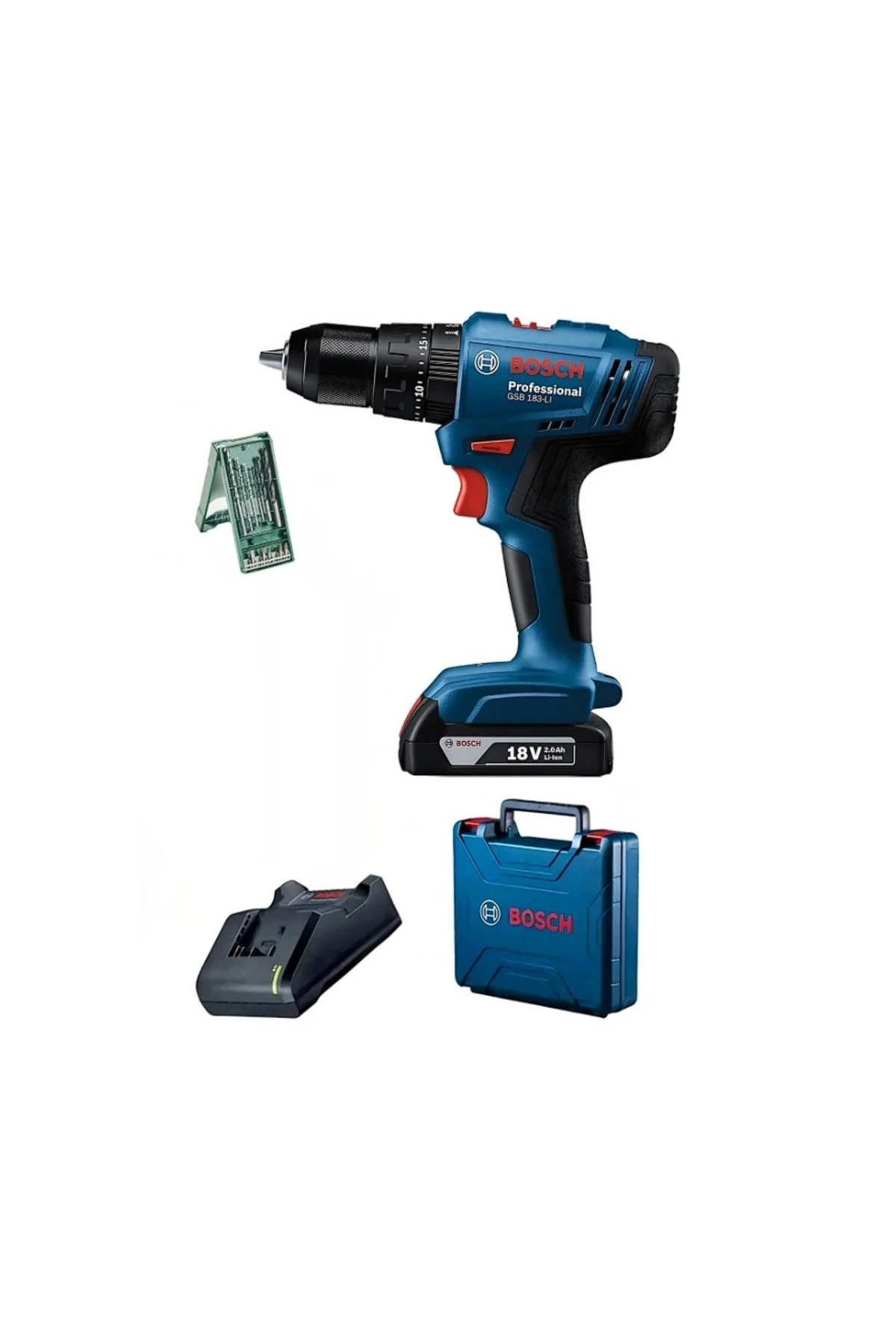 Orijinal Profesyonel Akülü Darbeli Matkap Bataryalı Delme Vidalama Makinesi Çok Yönlü Matkap