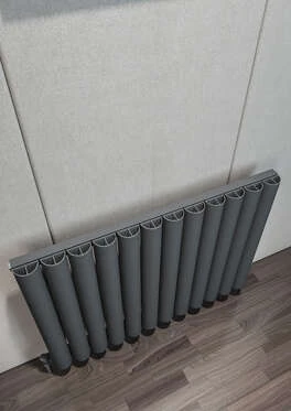 Birgi Yatay Alüminyum Radyatör 835X600 Pütürlü Beyaz (Ral 9016)