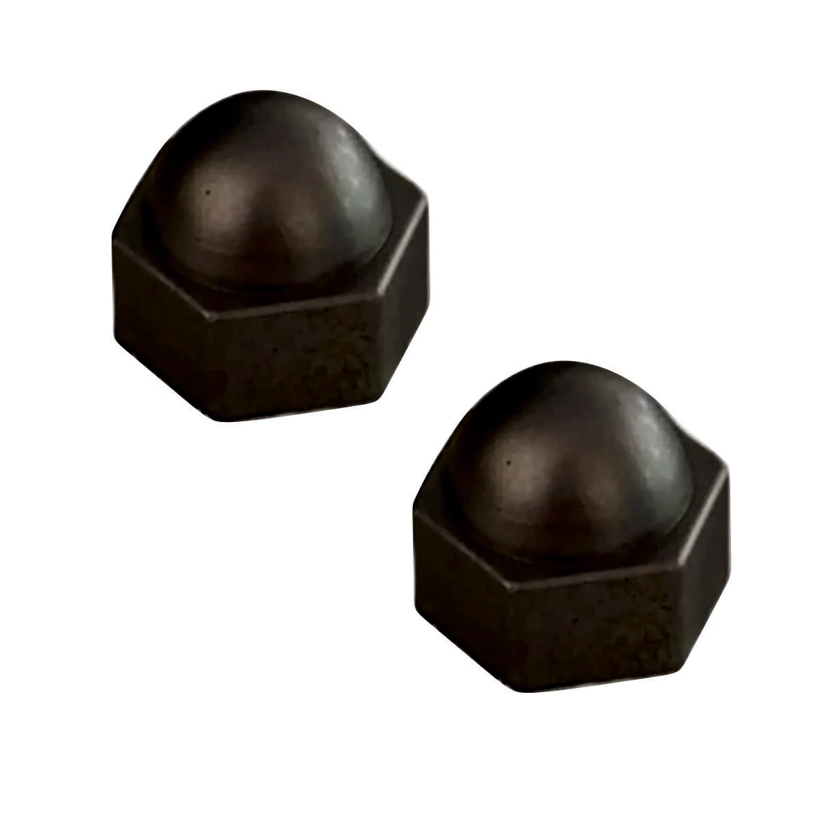 Çelik Kapı Çekme Kol Vida Somun Kapağı Siyah Renk - 2 Adet - Plastik