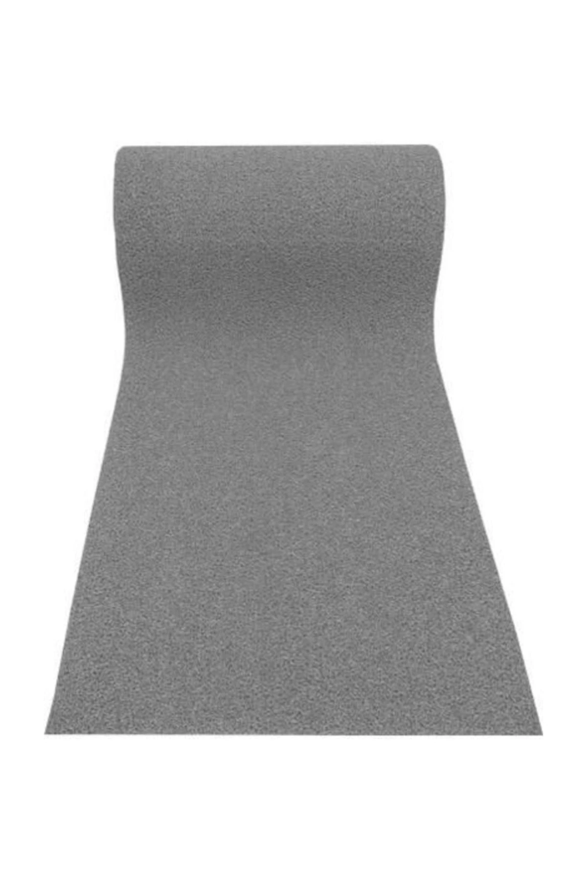 Kıvırcık Paspas 14mm Kaydırmaz  Yolluk  Gri 1x1mt