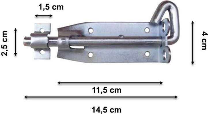 Kilitli Sürgü No 3