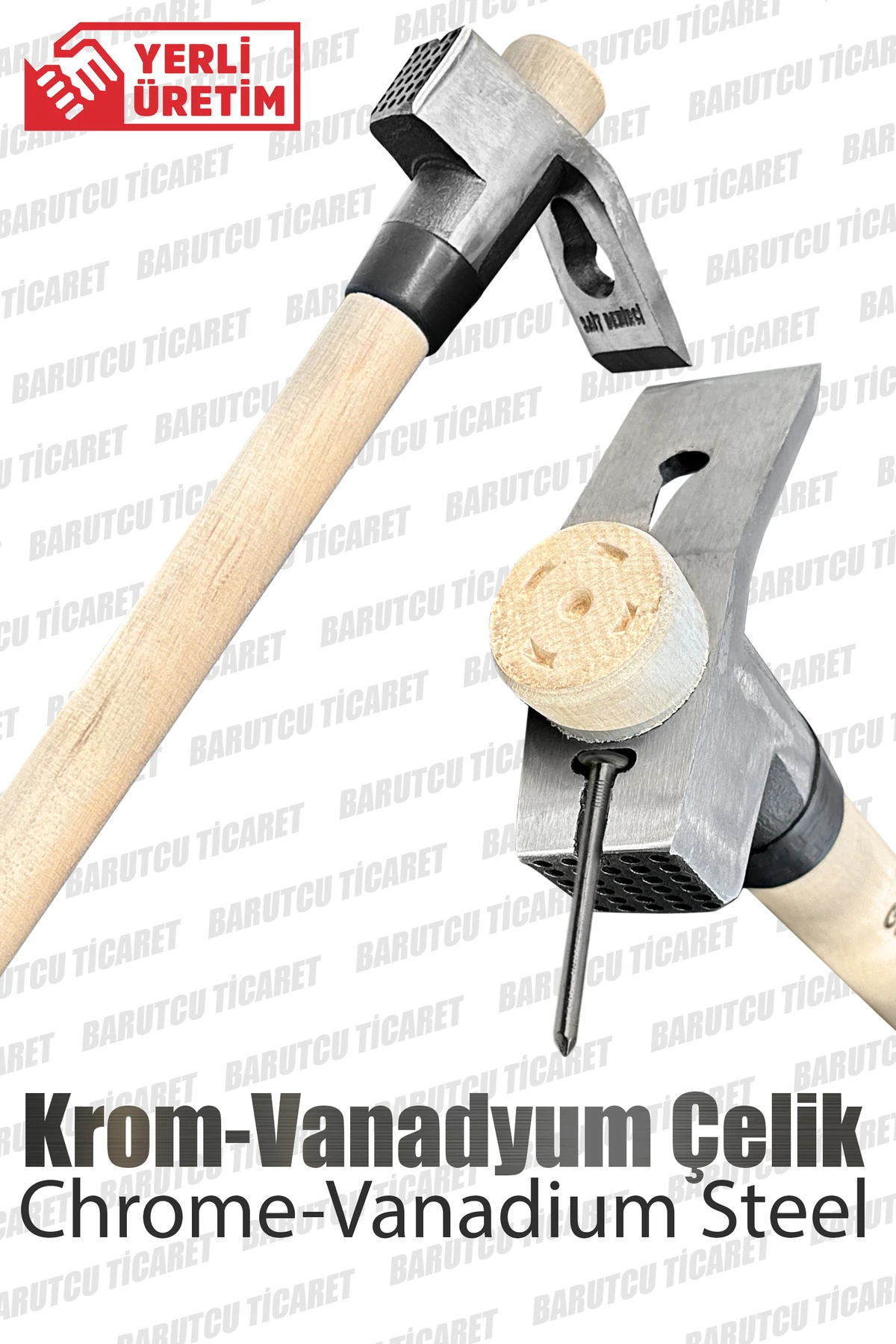 Sait Demirci Krom-Vanadyum Çeliği 1. Kalite Usta Keseri