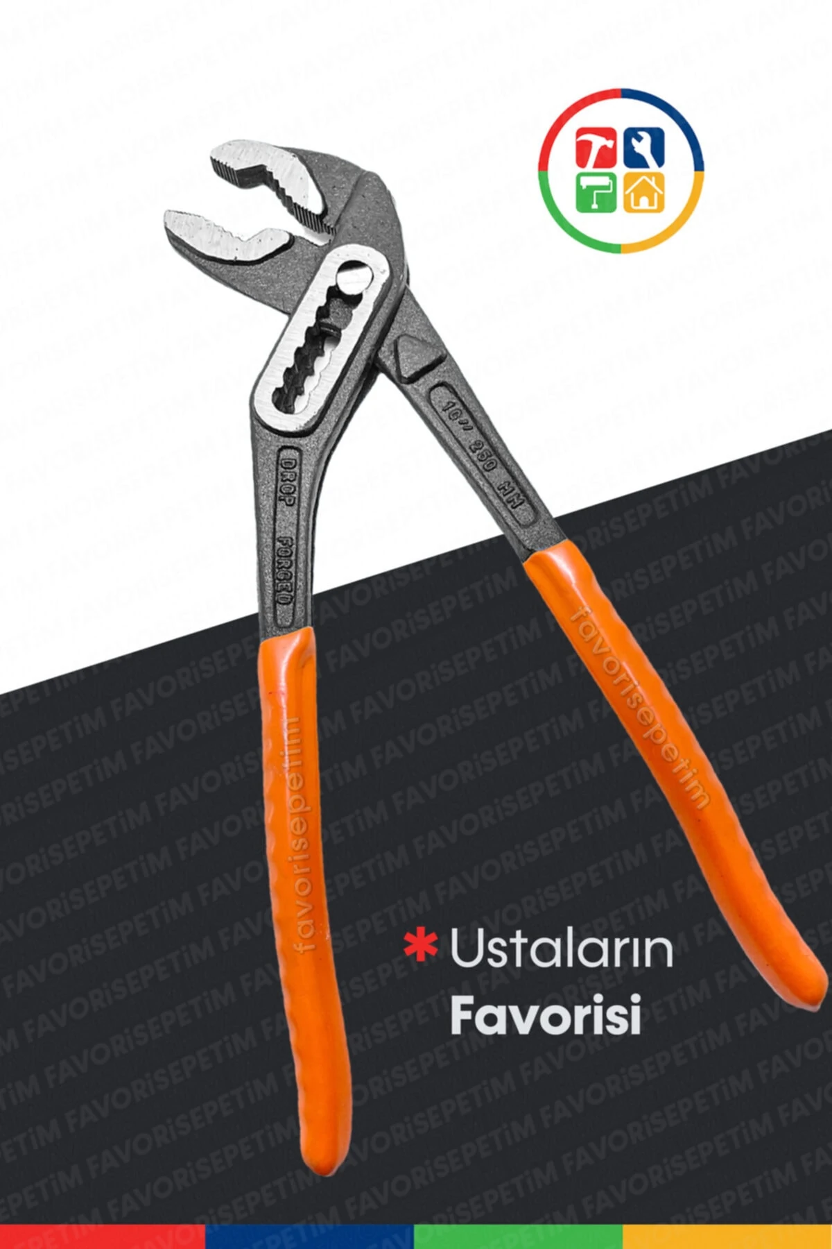 Kırmızı Şeffaf No7 Pense Kargaburun Yankeski A6 Boru Anahtarı Fort Pense Darbeli Tornavida Set