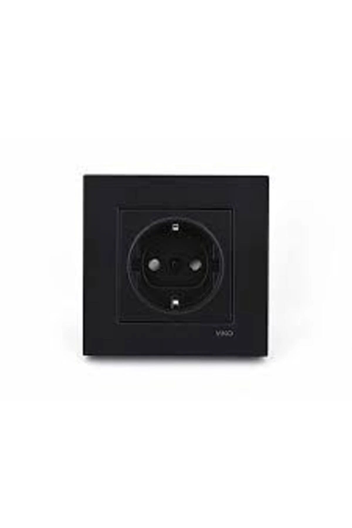 Novella/trenda Topraklı Priz Çocuk Korumalı Çerçeveli(SİYAH) (AYNI GÜN KARGO)