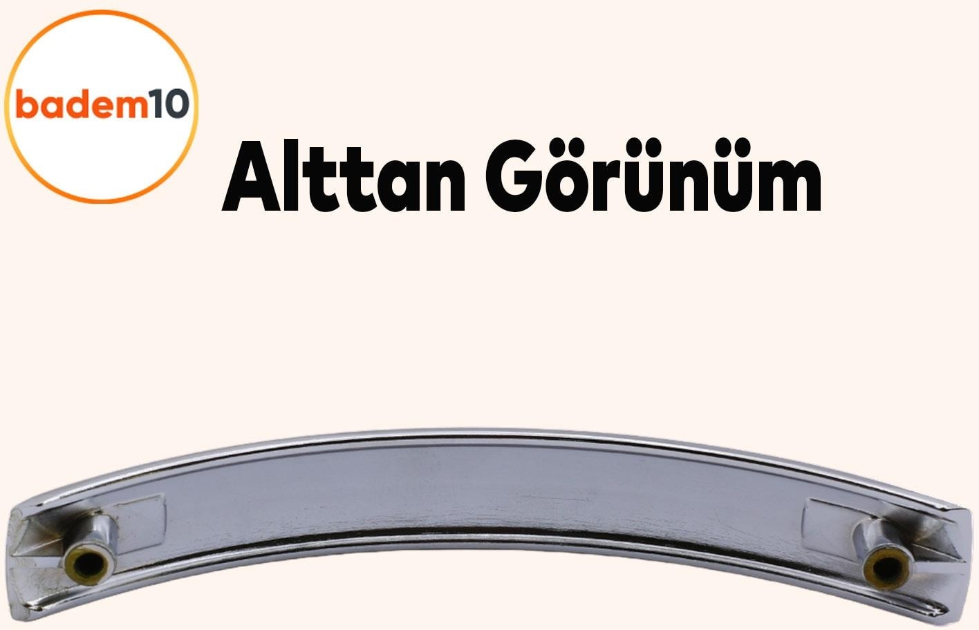 Kemer 10 Adet 128 mm Mobilya Mutfak Dolabı Çekmece Dolap Kapak Kulpu Düz Metal Kulp Kulbu Kulpu Krom