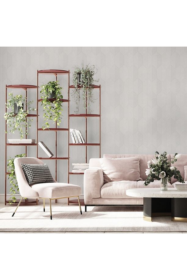 Modern Geometrik Desen Duvar Kağıdı - Vera 1501-1
