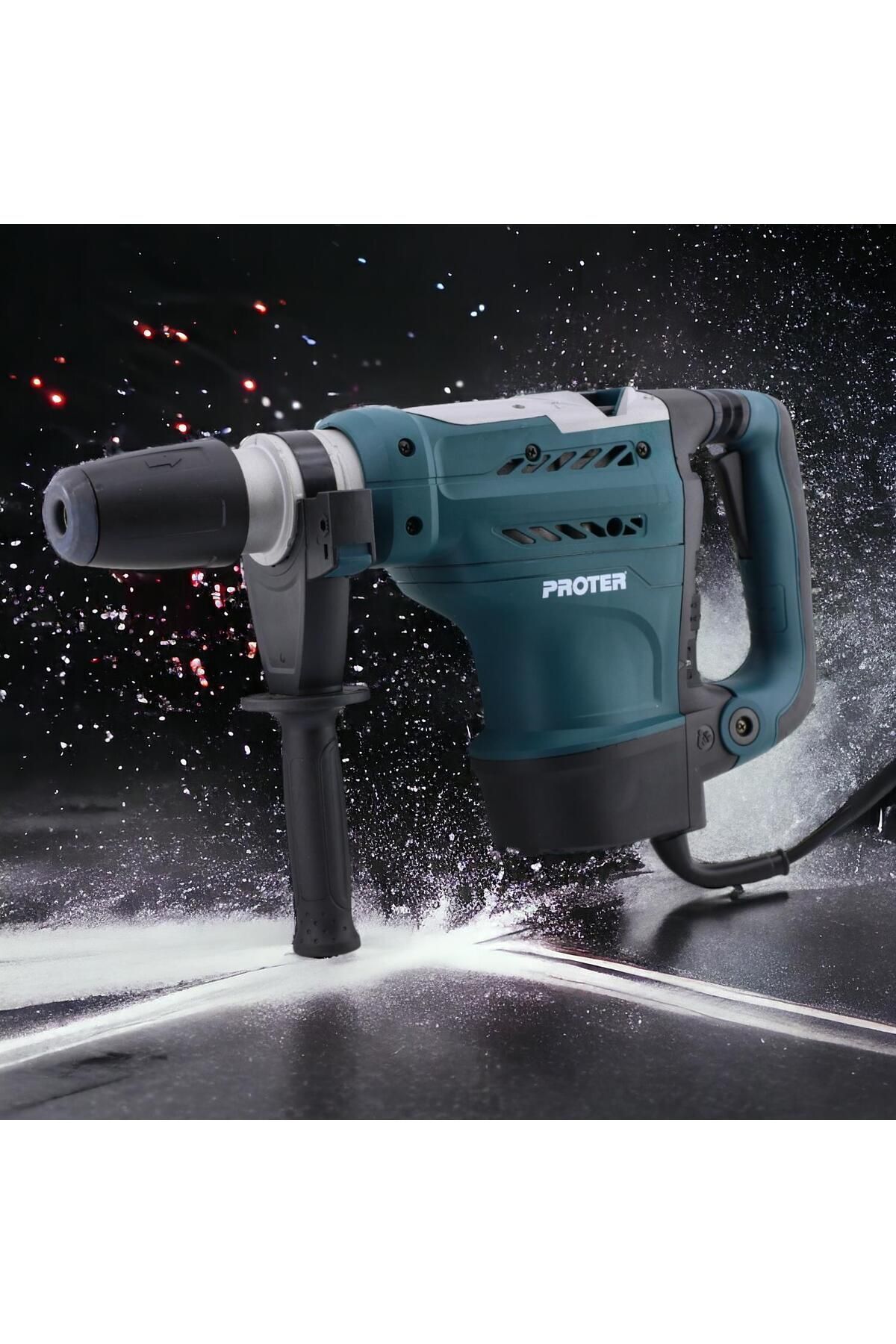 Kırıcı Delici Darbeli Matkap 1400 W  Metal Beton Elektropnömatik Delme Kırma Hilti 50 mm