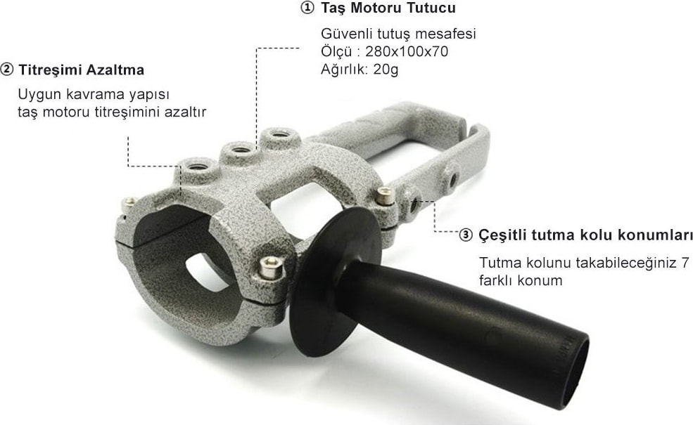 Mp21-9 Grinder Holder Avuş Taş Motoru Tutucu