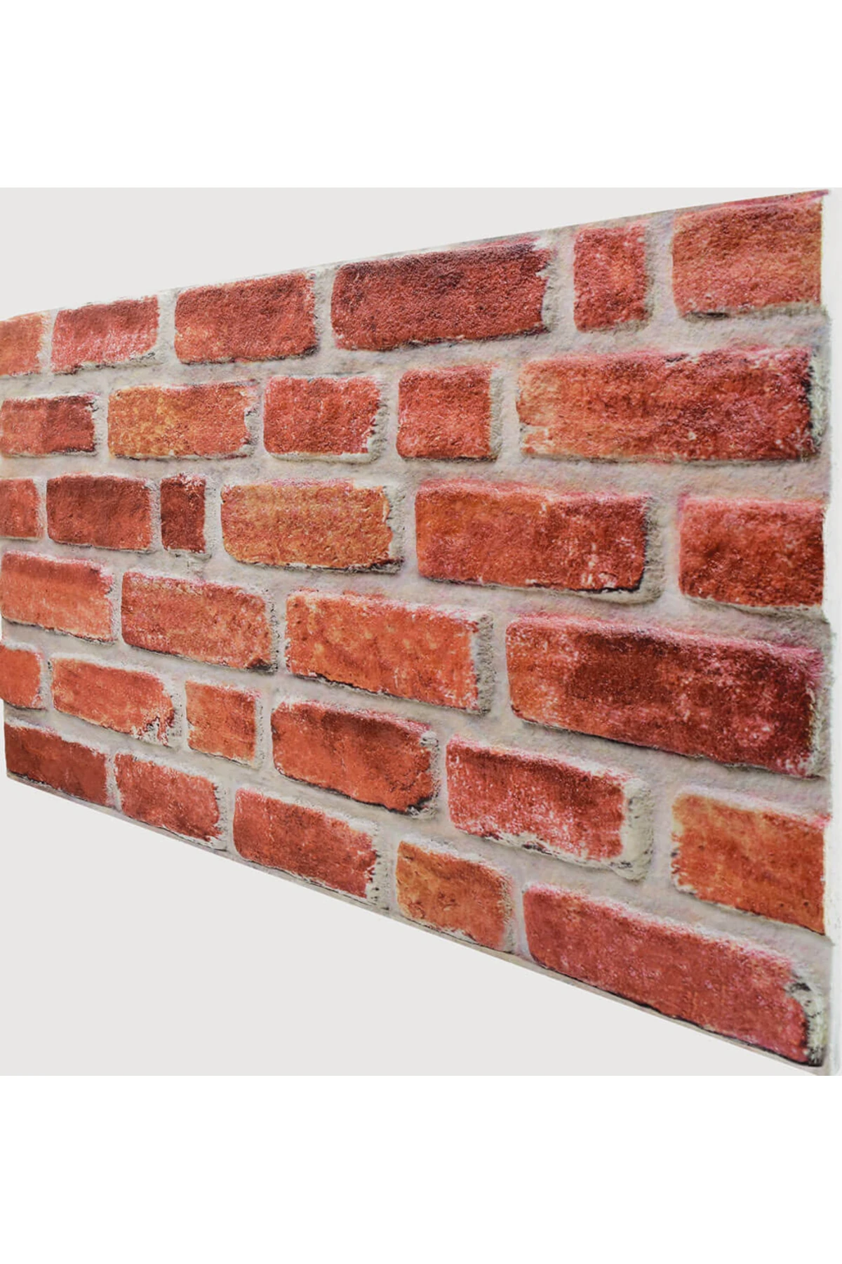 5 Adet (2,5M2) X Tuğla Desenli 3 Boyutlu Renkli Strafor Köpük Duvar Kaplama Paneli (BR-503)