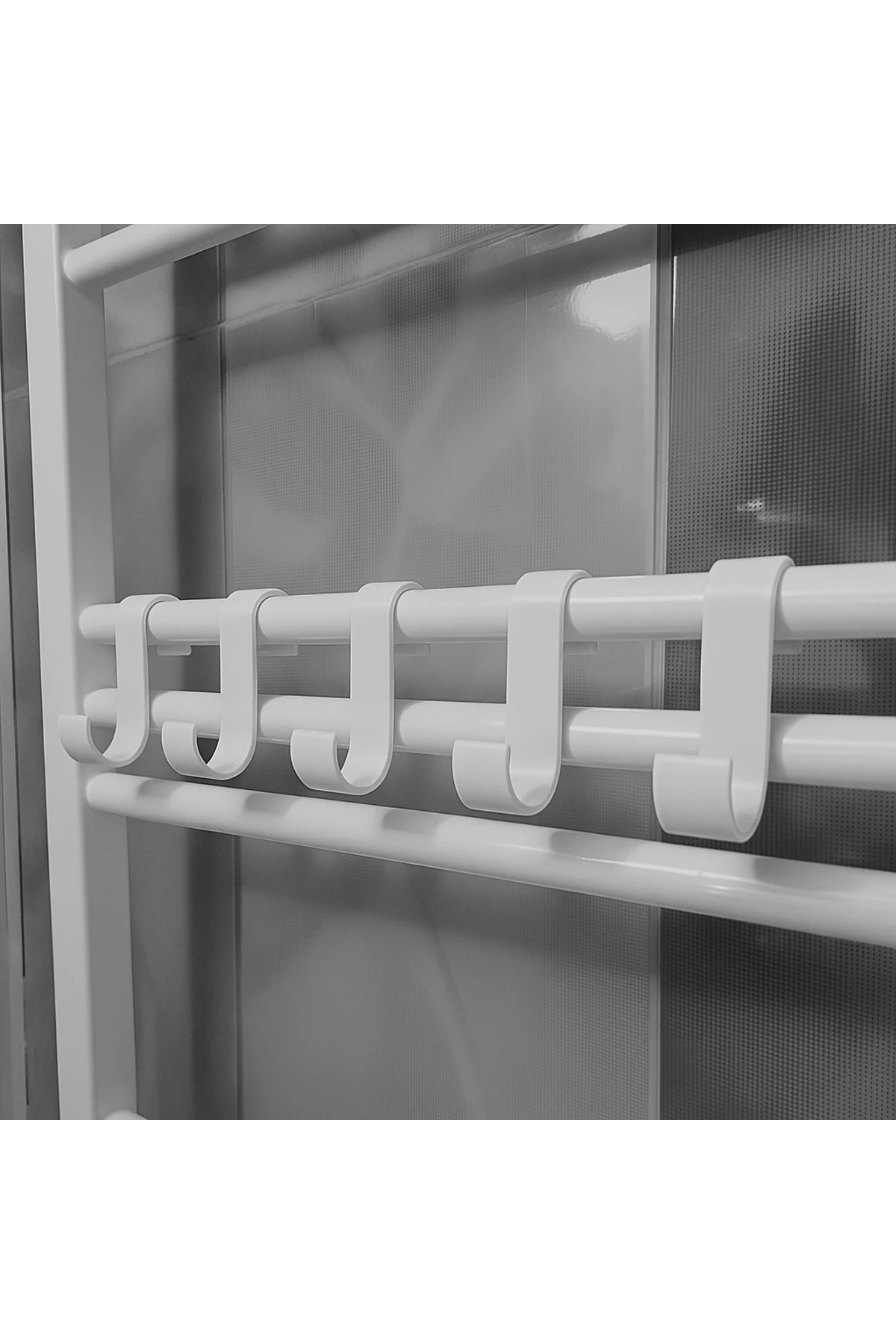 Havlupan askı aparatı, 5 adet, havlu ve bornoz askısı, havlu askısı, banyo toparlayıcı, duşa kabin.