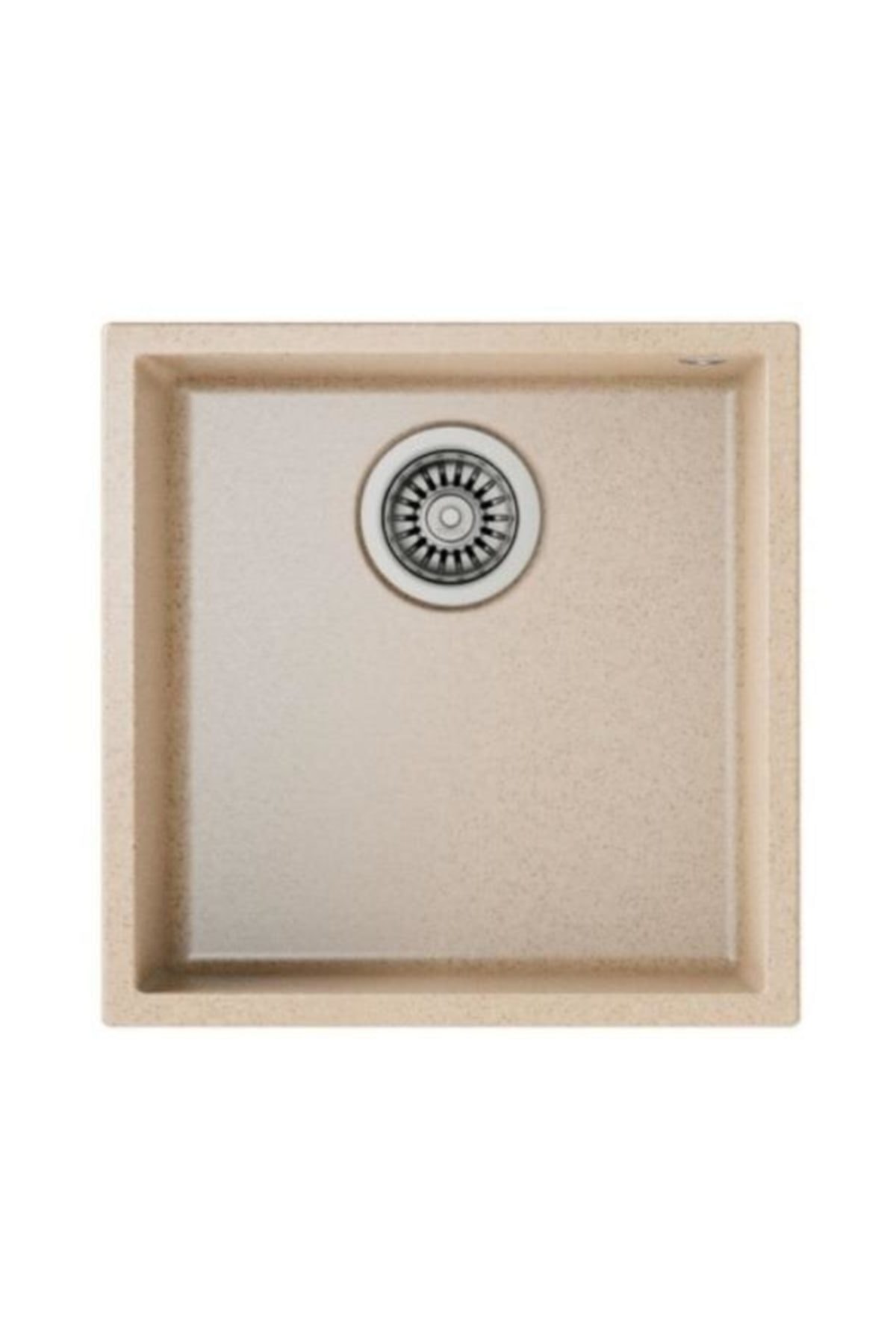 SQUARE  TEZGAH ALTI GRANİT EVYE BEJ 40X40 cm.