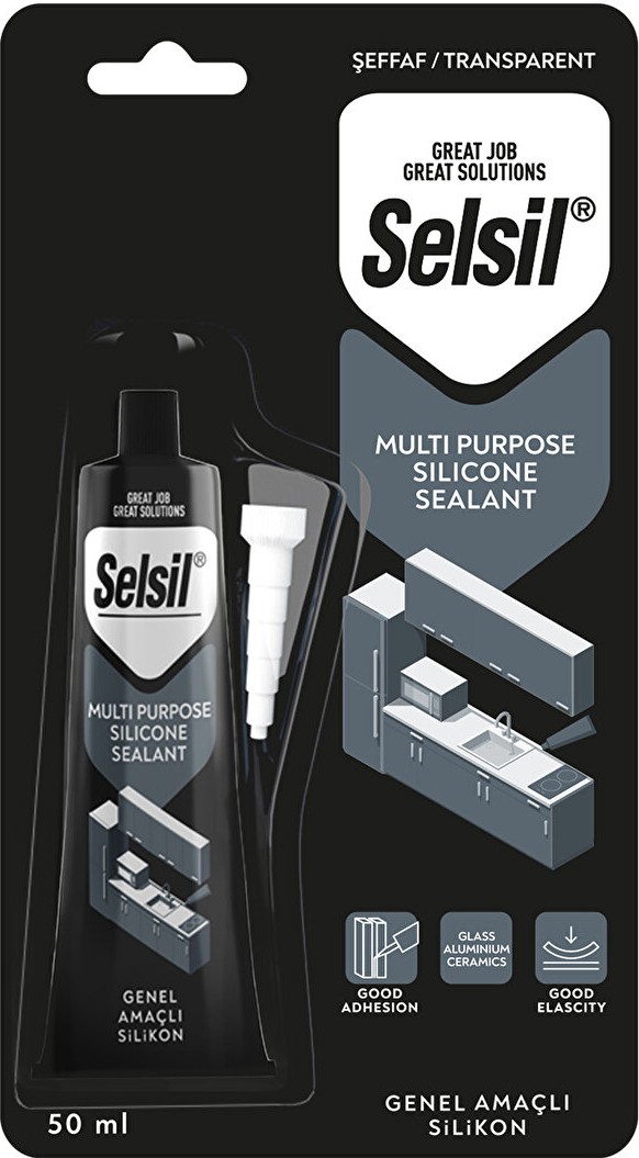 Tüp Silikon 50 ml Şeffaf