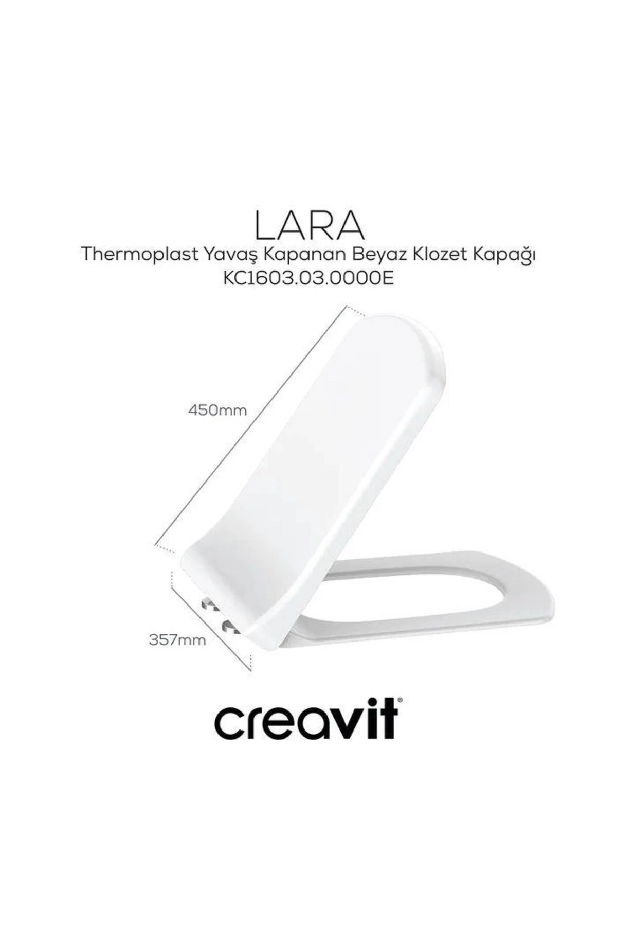 Tetra Asma Klozet (TP326.00) + Lara TP Yavaş Kapanan Kapak 2'li Set