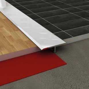 Kapı Eşik Profili Parke Kapı Altı Çıtası T Model Alüminyum Gri 90CM