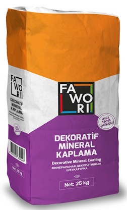 Fawori Dekoratif Mineral Kaplama (İnce Tane Dokulu) 25 kg