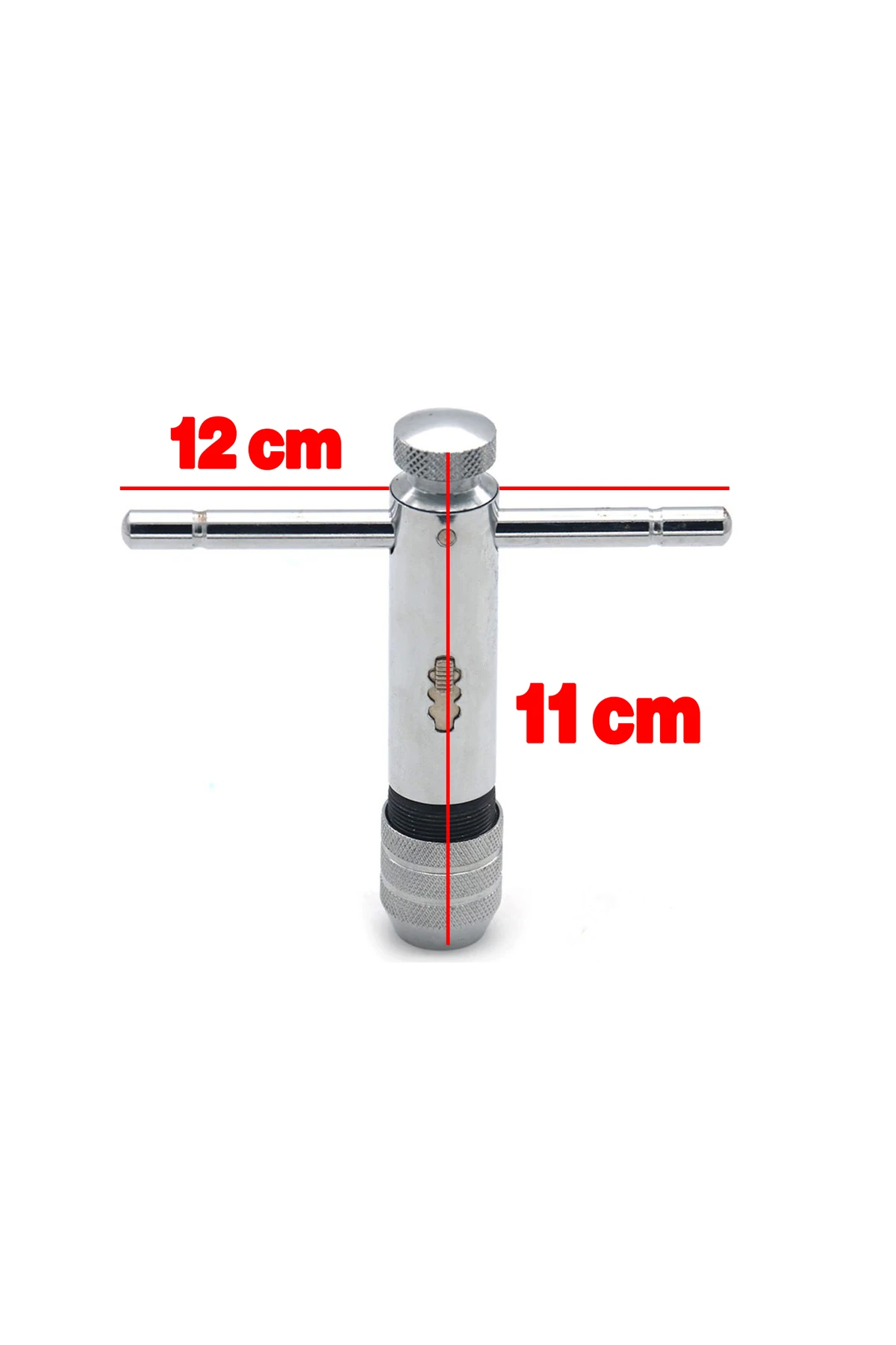 Cırcırlı Diş Açma Kılavuz Kolu No: 2 Manuel Pafta M5 M12 Kısa Kol