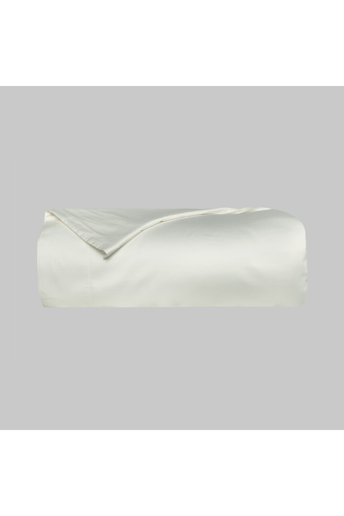 Monochrome %100 Pamuk Saten Nevresim Çift Kişilik-Off White