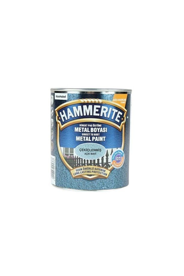 Hammerite Pas Üstü Metal Boyası Çekiçlenmiş Açık Mavi 2,5lt