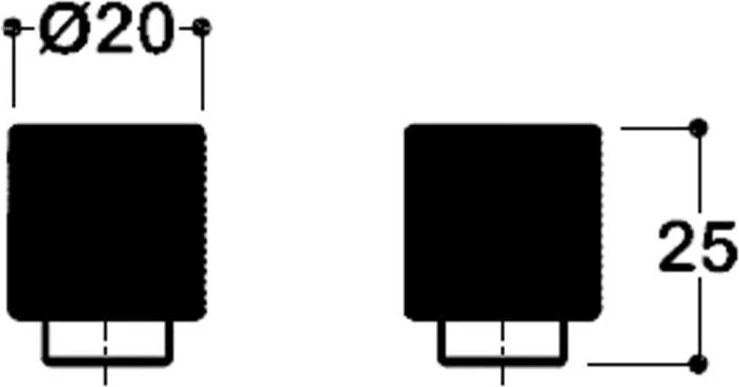 Siyah Renkli 08 Mm Tek Delikli Kulp - Ssy1965 0008 Al6